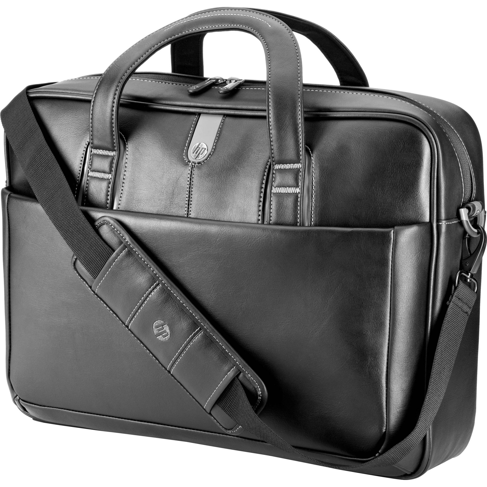 HP PROFESSIONAL LEATHER TOP LOAD LAPTOP BAG - NEW | eBay