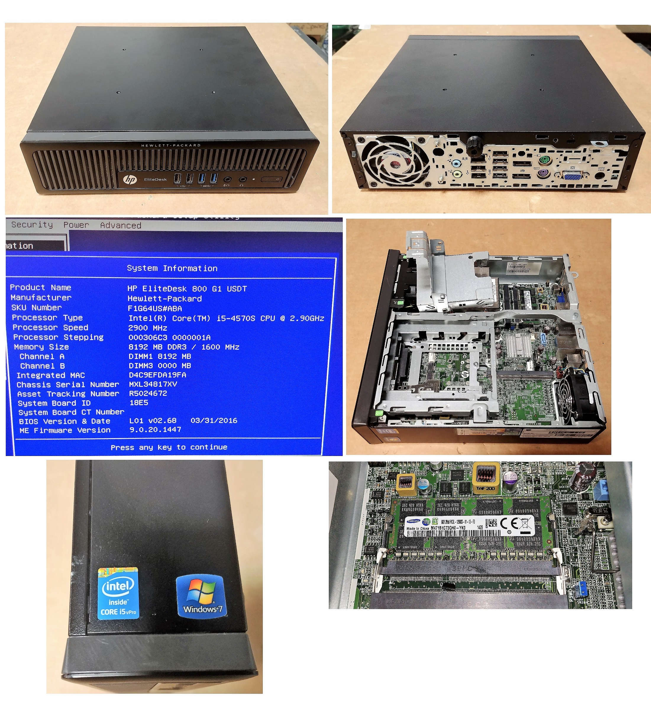 HP ELITEDESK 800 G1 K7L42US